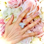 Anello argento Cuore regolabile con strass - immagine 4