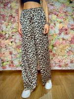 Pantalone animalier a palazzo Sasha - immagine 2