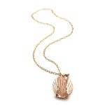 Collana Conchiglia oro rosa con perla Atlantis - immagine 5