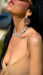 Collana swarovski donna pietre almond - immagine 2