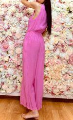 Tuta fucsia con scollo a V Zanzibar - immagine 3