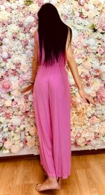 Tuta fucsia con scollo a V Zanzibar - immagine 4
