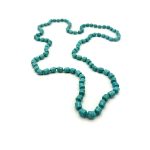 Collana lunga Euphoria Aulite Turchese - immagine 2