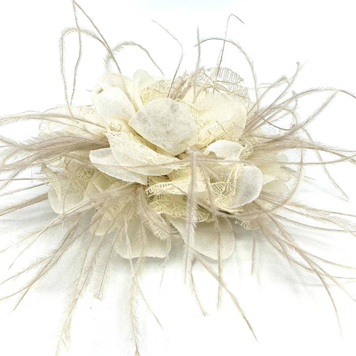 Spilla giacca Fiore piumata - immagine 2