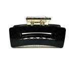 Pinza per capelli rettangolare Glitter vintage