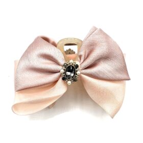 Pinza per capelli fiocco rosa con pietra SailorMoon