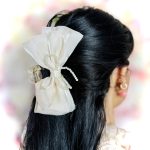 Pinza per capelli grande con fiocco - immagine 4