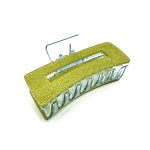 Pinza per capelli rettangolare Glitter vintage - immagine 9