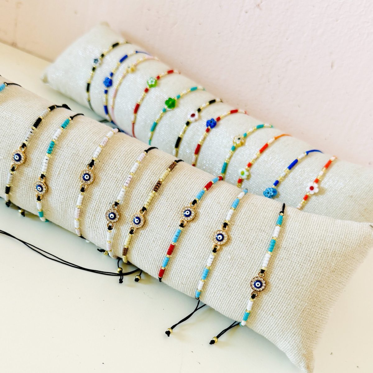 Bracciali boho della fortuna con cordino - immagine 2
