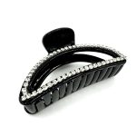 Pinza per i capelli con strass a conchiglia - immagine 5