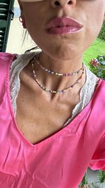 Collana colorata lunga Multitasking - immagine 3