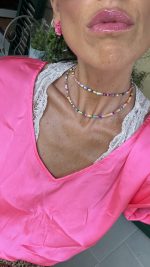 Collana colorata lunga Multitasking - immagine 2