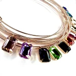 Collana rigida girocollo pietra - immagine 4