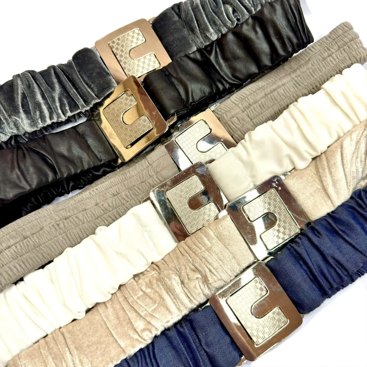 Cintura da donna elasticizzata maxi fibbia - immagine 3