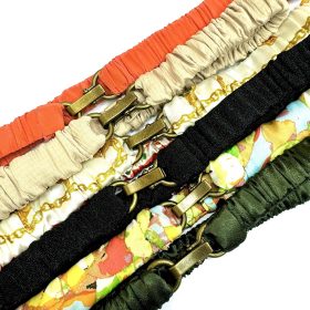 Cintura elastica fantasia fibbia vintage