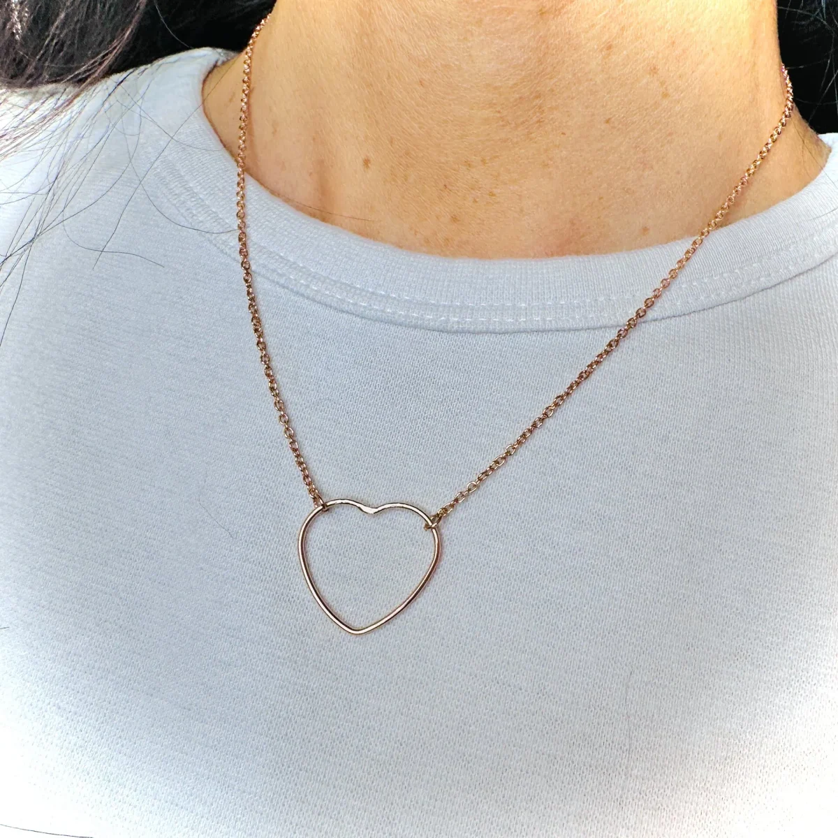 Collana girocollo cuore Outline Heart - immagine 5