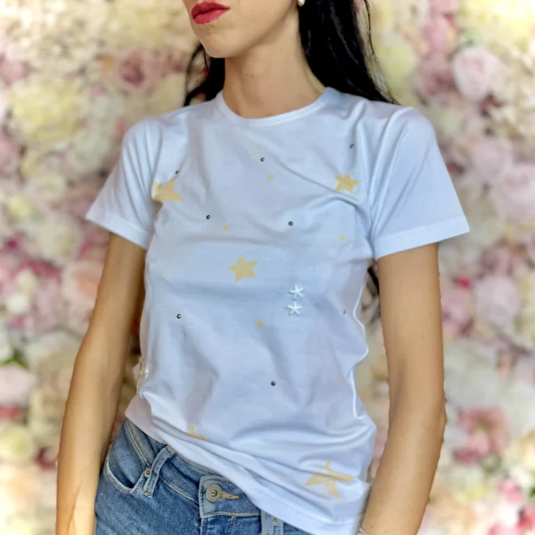 maglietta bianca bambina