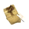 Velato glitter oro fiocco