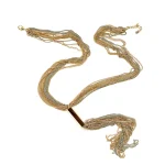 Collana a cravatta multifilo - immagine 3