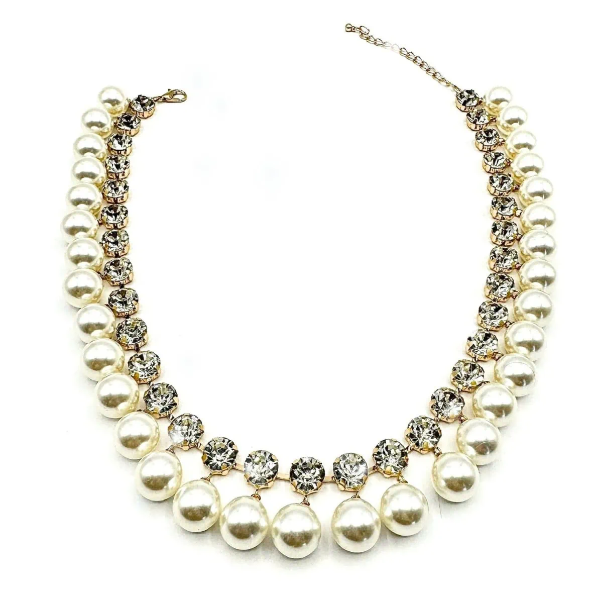 collana perle e swarovski collana perle e swarovski