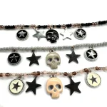 Collana teschio Calavera con charms - immagine 3