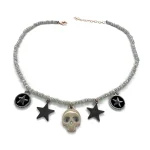 Collana teschio Calavera con charms - immagine 7