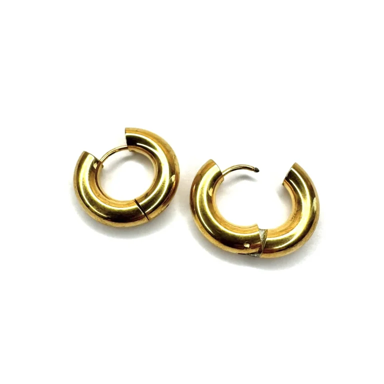 orecchini a cerchio spessi