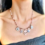 Collana teschio Calavera con charms - immagine 6