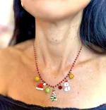 Collana Natale con charms