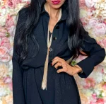 collana a cravatta multifilo