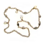 Collana dorata donna