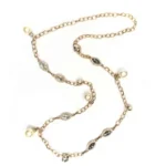 Collana dorata donna