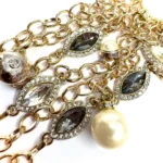 Collana dorata donna