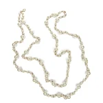 Collana di perle lunga doppia