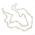 Collana di perle lunga doppia