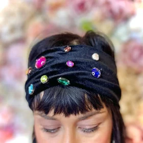 fascia per capelli in velluto