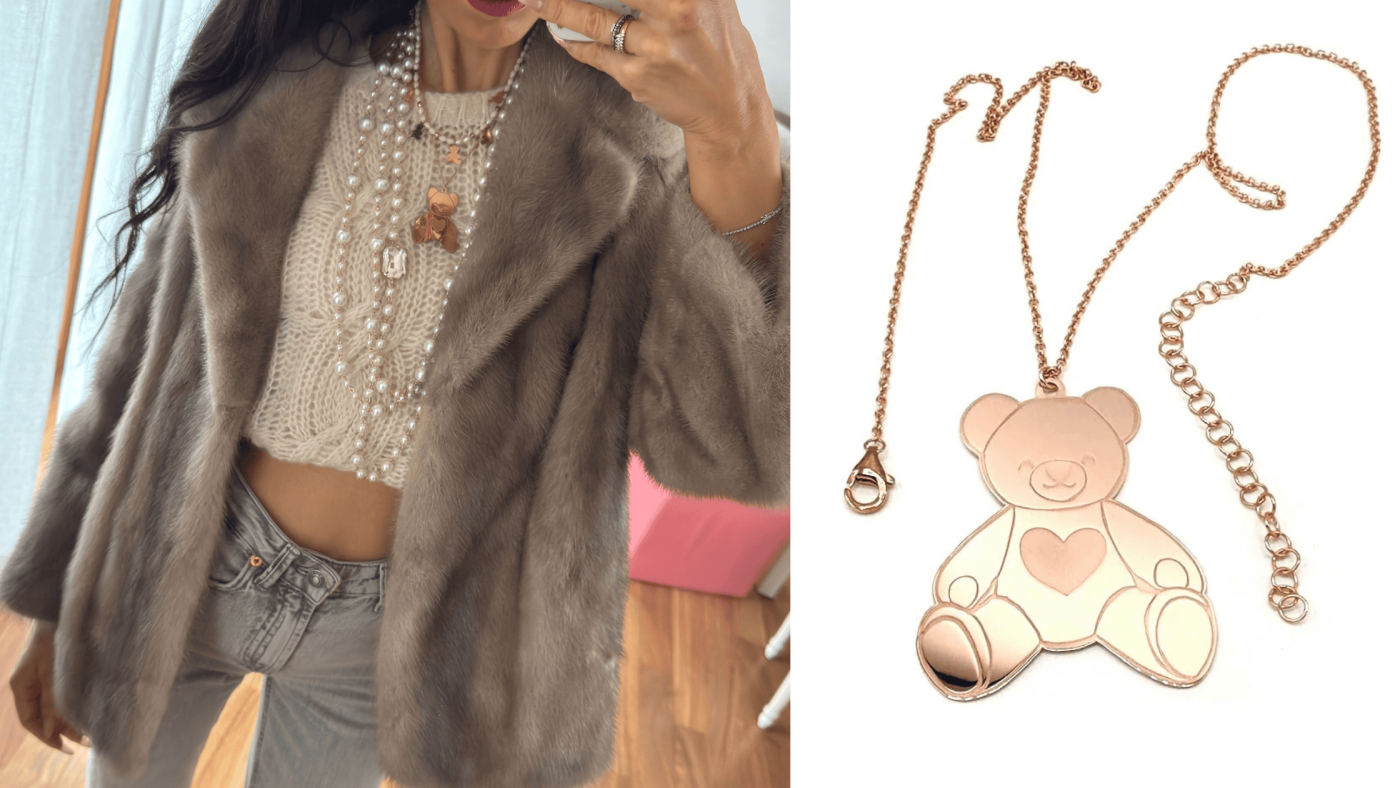 collana con orso