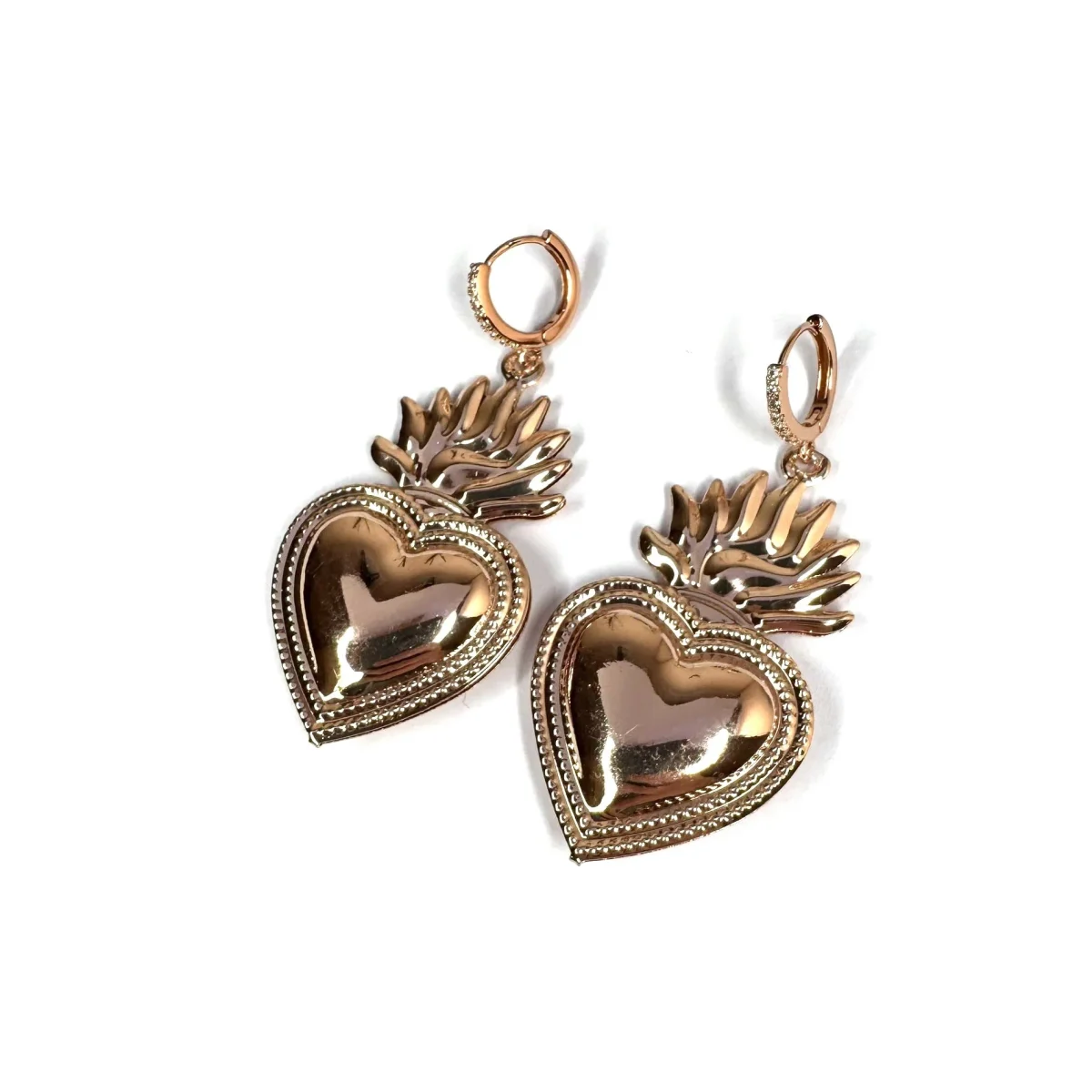 Orecchini cuore sacro
