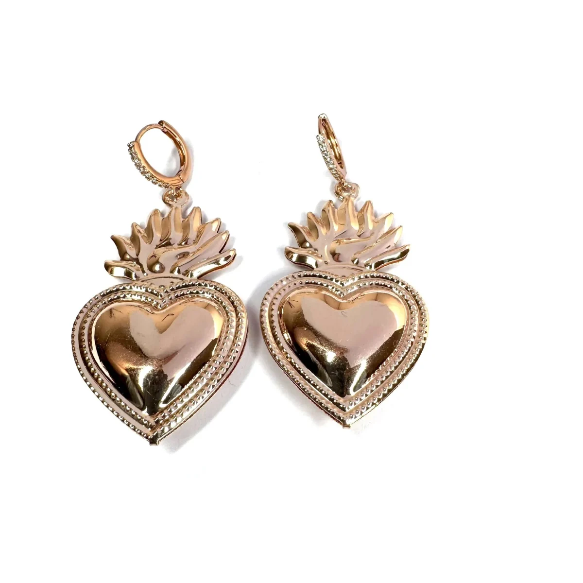Orecchini cuore sacro