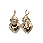 Orecchini cuore sacro