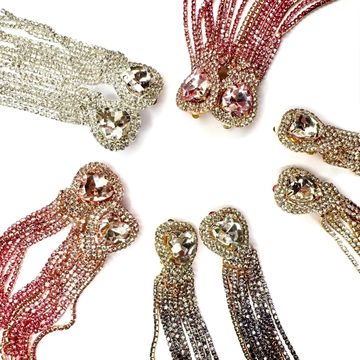 Orecchini cuore swarovski