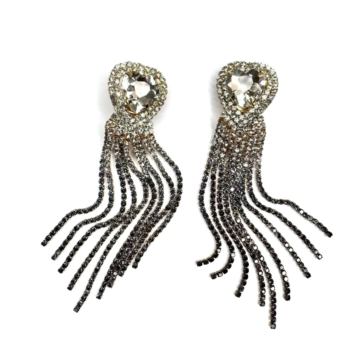 Orecchini cuore swarovski
