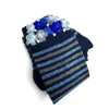 "Mini righe blu"