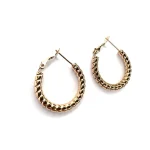 Orecchini cerchio oro rosa