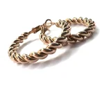 Orecchini cerchio oro rosa