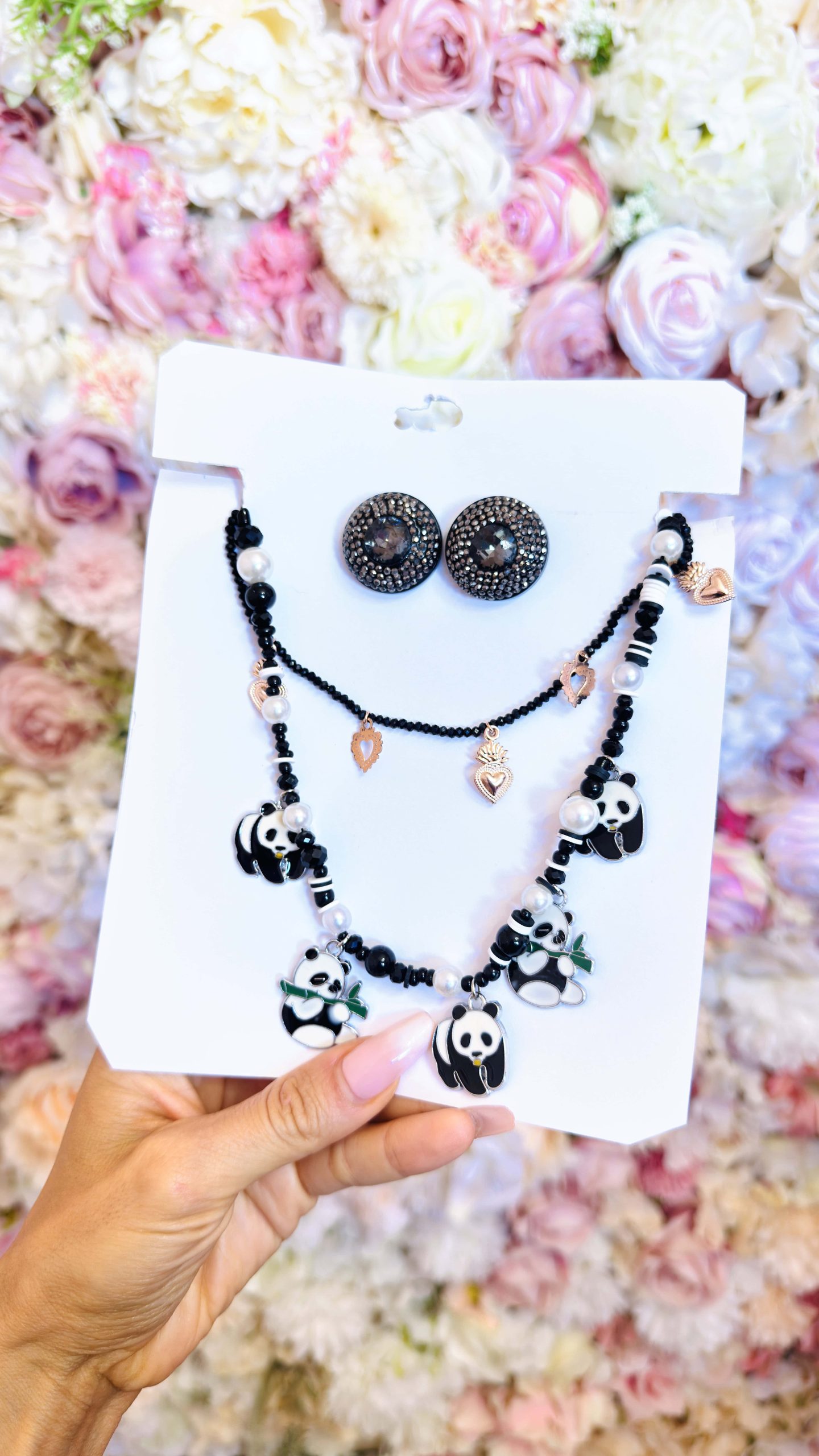 set bijoux panda