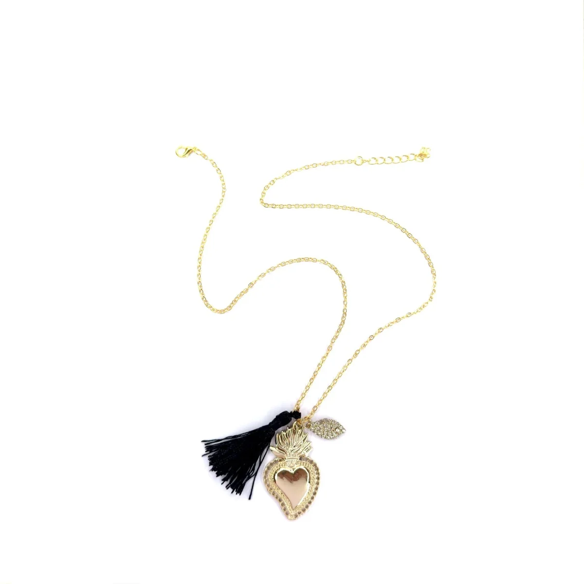 Collana cuore sacro oro