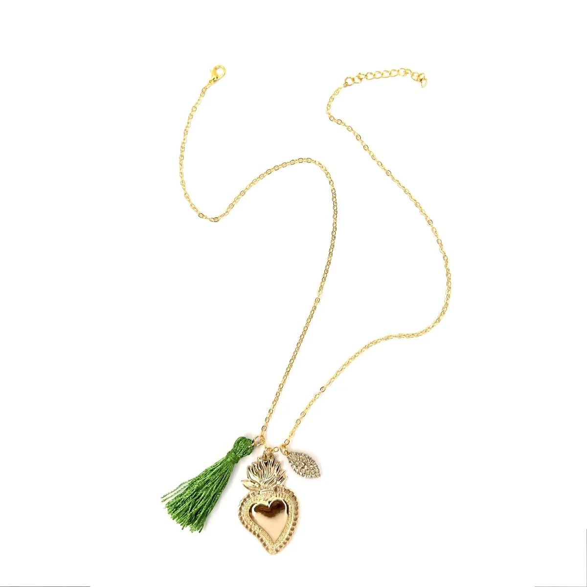 Collana cuore sacro oro