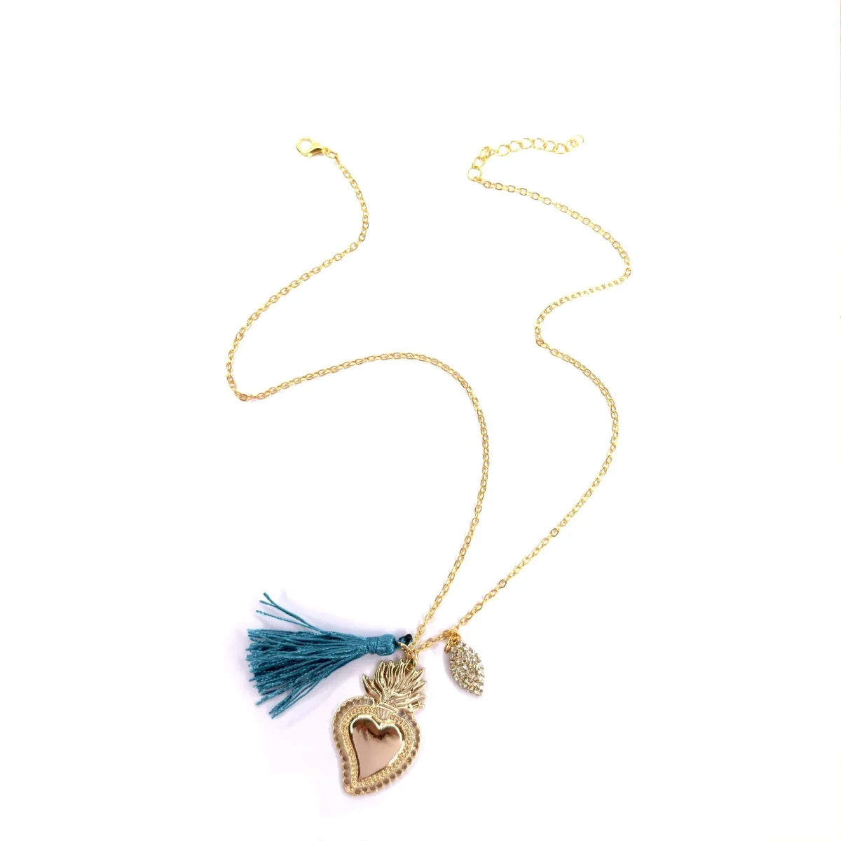 Collana cuore sacro oro