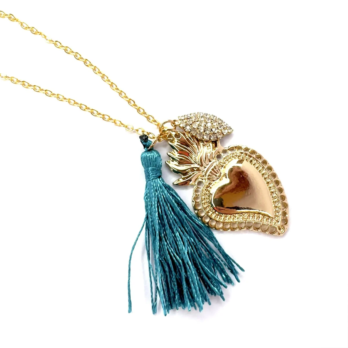 Collana cuore sacro oro
